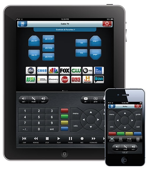 Single Remote or Ipad/Android control for home theatre or home