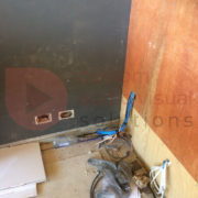 Corner cabinet cabling installation